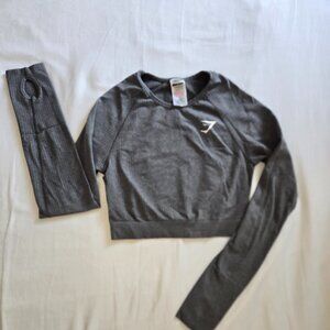 Gymshark Women's Gray longsleeve size M